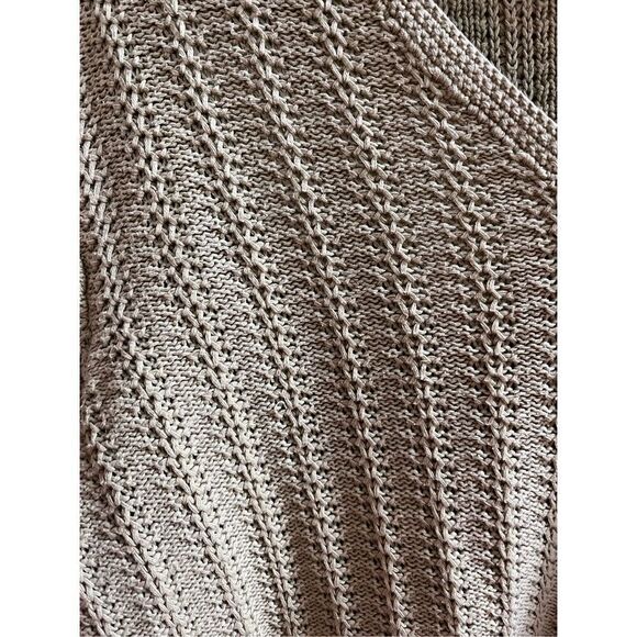 Eddie Bauer Green V-Neck Cotton Sweater sz L - Picture 2 of 6